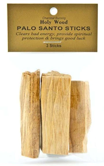 2" Palo Santo Wood Incense Sticks (3 Sticks)